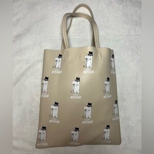 Miniso Limited Edition Moomins Pleather Beige Tote Bag